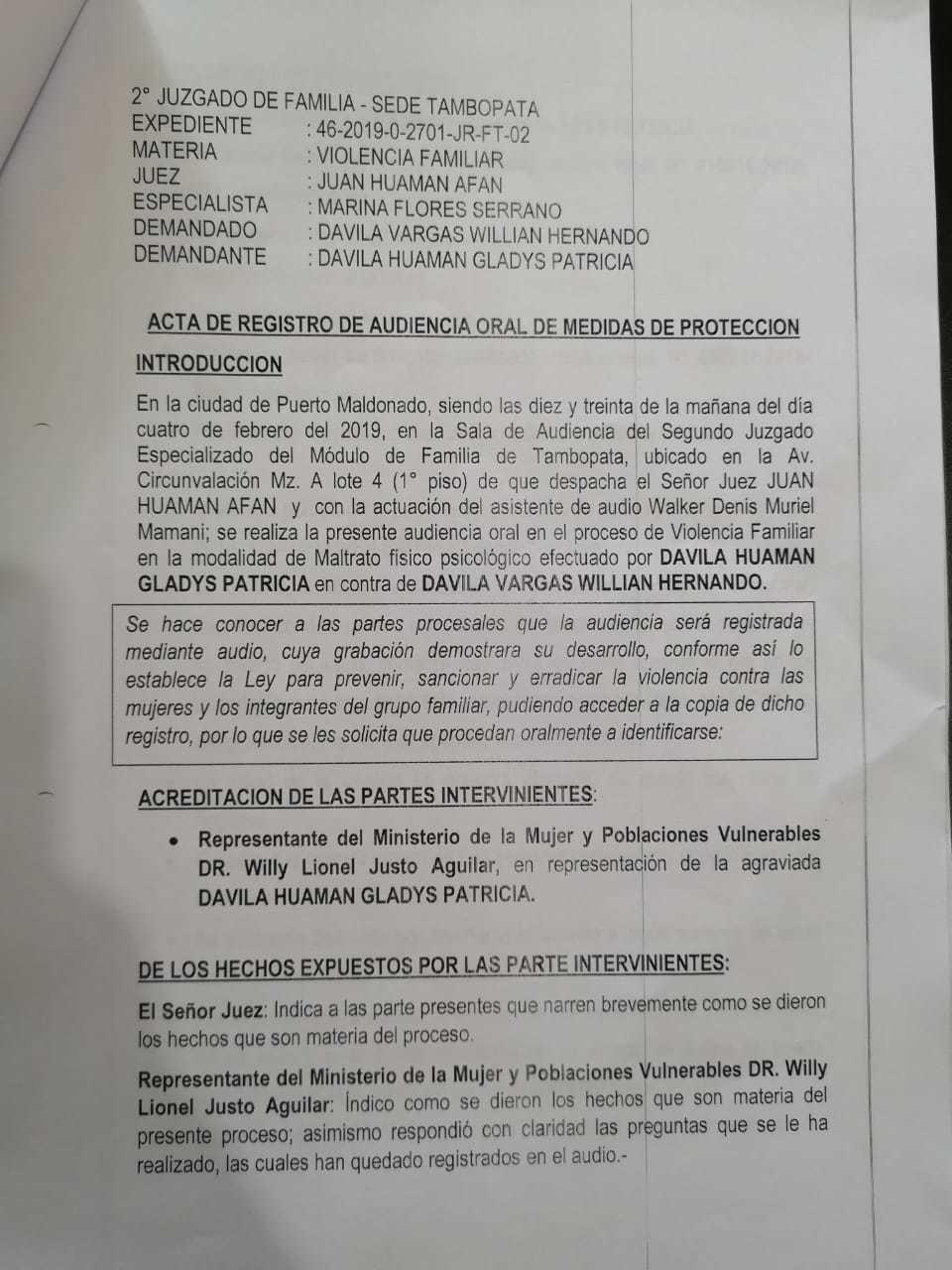 Negligencia y decisiones de instituciones del Estado llevaron a la muerte a Patricia Dávila