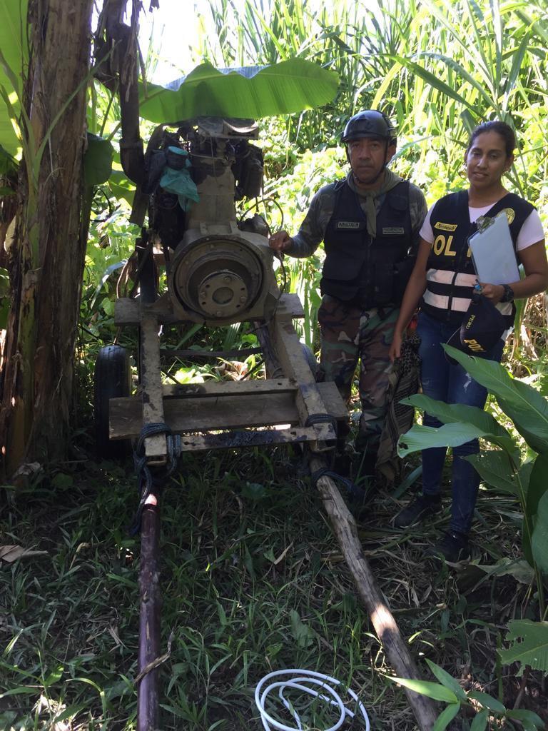 El operativo contó con la participación de la FEMA de Madre de Dios. Foto: Marina de Guerra del Perú.