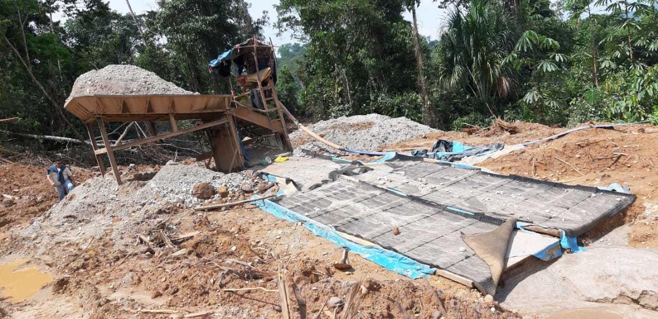 Mineros ilegales operaban en comunidad nativa Kotsimba