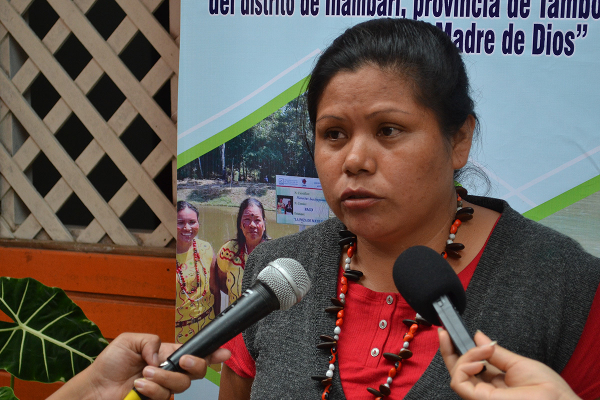 Ruth Tije Capi. Foto: Radio Madre de Dios.