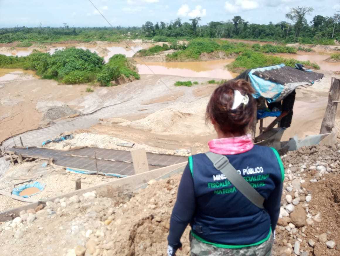 Realizan operativos contra la minería ilegal en Comunidad Nativa San José y en Laberinto, en Madre de Dios
