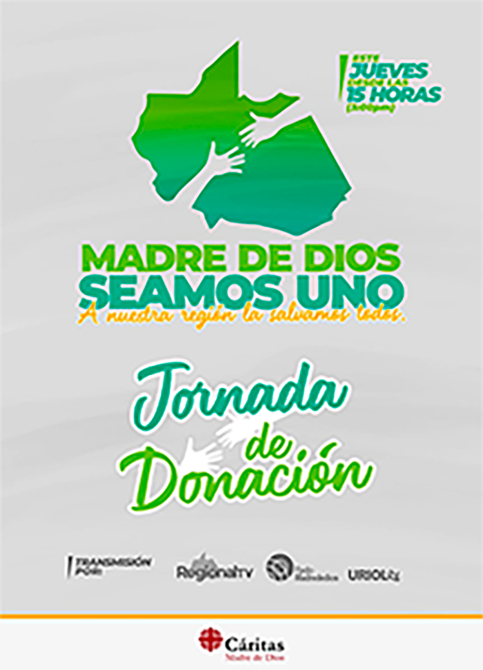 Cáritas Madre de Dios realizará cierre de campaña “Madre de Dios, Seamos uno” por los establecimientos de salud