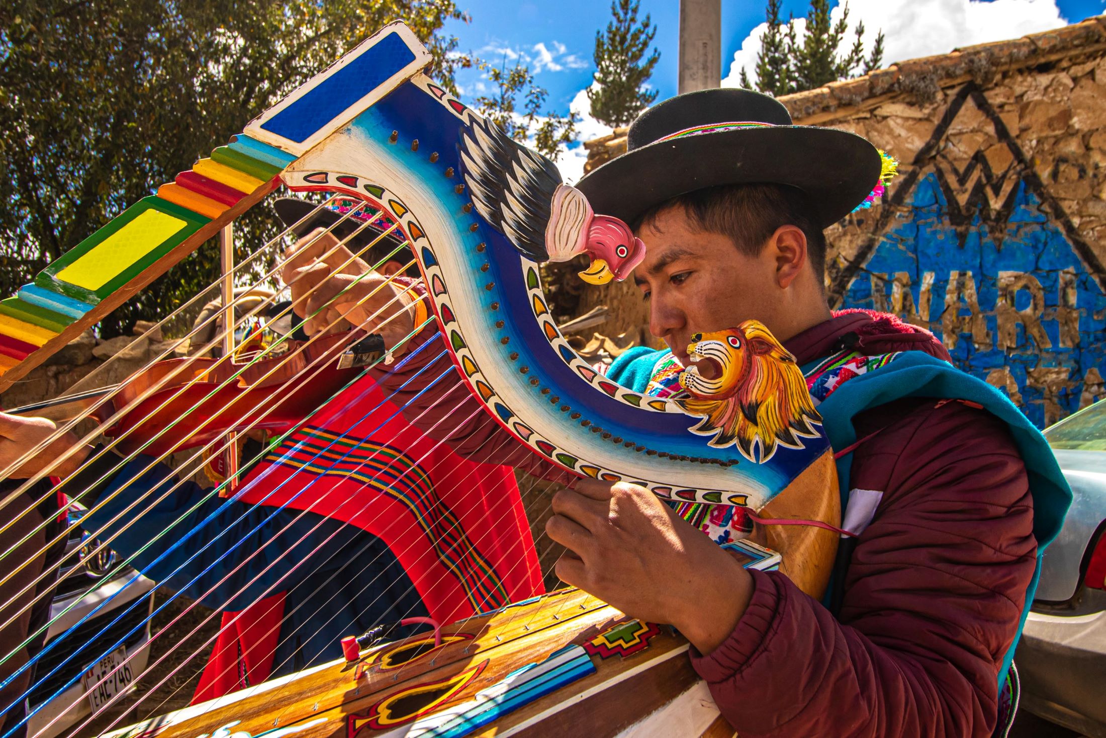 La población de Querobamba despidió a Encanto Querobambino con cantos, música y comparsas en quechua. Foto: Víctor Gamarra-Toledo.